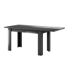 Uitschuifbare tafel 90x137-185cm glanzend antraciet modern Fly Dama Aanbod