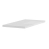 Uitschuifbare moderne witte glanzende tafel 90x137-185cm Lit Amalfi Korting