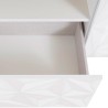 Dressoir 2 deuren 2 laden 181cm modern hoogglans wit Prisma Wh M Voorraad