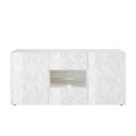 Buffet 2 portes 2 tiroirs 181cm haut brillant blanc design Buffet Prisma Wh M Remises