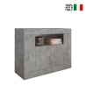 Moderne dressoir kast woonkamer met 2 deuren in beton grijs Minus Ct Urbino Verkoop
