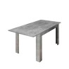 Moderne uitschuifbare eettafel 90x137-185 cm betonlook Fold Urbino Aanbod