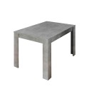 Moderne uitschuifbare eettafel 90x137-185 cm betonlook Fold Urbino Korting