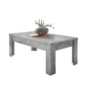 Lage moderne salontafel 65x122cm beton grijs Iseo Urbino Aanbod