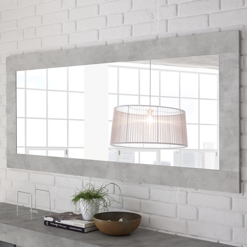 Wandspiegel 75x170cm met grijze lijst Alma Urbino Aanbieding Wandspiegel 75x170cm met grijze lijst Alma Urbino Aanbieding