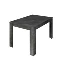 Table extensible design moderne 90x137-185cm bois noir Diogo Urbino Remises