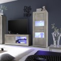Vitrine moderne en bois pour salon 61x162 cm Nina Pc Basic Promotion