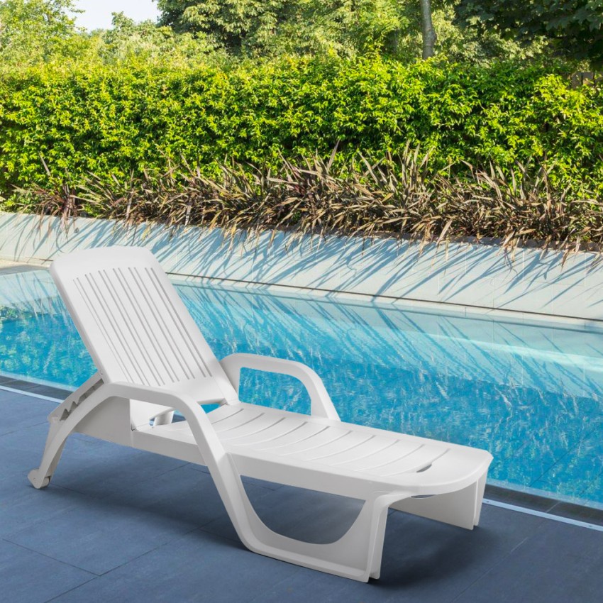 ik zal sterk zijn titel Zegevieren Zanzibar voorraad 20 plastic ligstoelen tuin zwembad