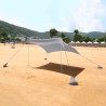 Draagbaar schaduwdoek Formentera met uv-bescherming 2,3 x 2,3 m  