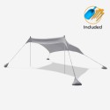 Draagbaar schaduwdoek Formentera met uv-bescherming 2,3 x 2,3 m  Keuze