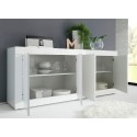 Buffet moderne 4 portes 207 cm blanc brillant Altea Wh Modèle