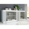 Buffet moderne 4 portes 207 cm blanc brillant Altea Wh Modèle