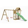 Aire de jeux extérieure toboggan escalade maisonnette balançoires Mixter Catalogue