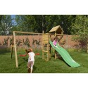 Aire de jeux extérieure toboggan escalade maisonnette balançoires Mixter Choix