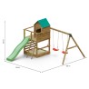 Parc de jeux pour enfants jardin maison de jeux toboggan balançoires bac à sable Jarcas4 Catalogue