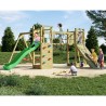 Aire de jeux pour enfants jardin toboggan escalade Exposure Maxi Funny Choix