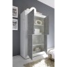 Buffet cuisine séjour 4 portes blanc brillant béton Novia BC Basic Caractéristiques
