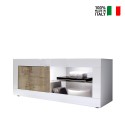 Wit glanzend TV-meubel woonkamer hout Diver BW Basic Verkoop