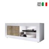 Wit glanzend TV-meubel woonkamer hout Diver BW Basic Verkoop
