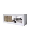 Wit glanzend TV-meubel woonkamer hout Diver BW Basic Aanbod