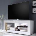 Wit glanzend TV-meubel woonkamer hout Diver BW Basic Keuze