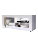 Wit glanzend TV-meubel woonkamer hout Diver BW Basic Korting