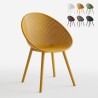 Chaise de jardin moderne extérieur cuisine salle à manger Arielle Offre