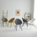 Moderne stoel Arielle voor buiten, bar, tuin, keuken of eetkamer Voorraad