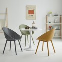 Moderne stoel Arielle voor buiten, bar, tuin, keuken of eetkamer 