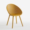 Chaise de jardin moderne extérieur cuisine salle à manger Arielle 
