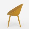 Chaise de jardin moderne extérieur cuisine salle à manger Arielle 