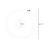 2 x disques 20 kg olympiques pour barre de cross-training en caoutchouc Bumper HD Italy Catalogue