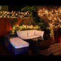 Guirlande lumineuse solaire 200 LED jardin balcon Noël terrasse NestX Dimensions