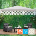 Terras tuinparasol met centrale paal 3x2m Rios Flap Aanbieding