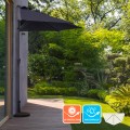 Muurparasol 200 x 150 cm Kailua Black Aanbieding