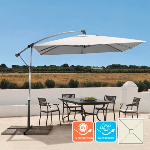 Vierkante parasol 2,5 meter aluminium structuur voor cafès hotel en tuin Shadow Aanbieding