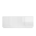 Buffet de séjour 241cm blanc brillant 4 portes Jupiter WH L2 Offre