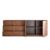 Buffet en bois 241 cm 2 portes 3 tiroirs Jupiter MR L1 Remises