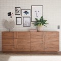 Buffet en bois 241 cm 2 portes 3 tiroirs Jupiter MR L1 Promotion