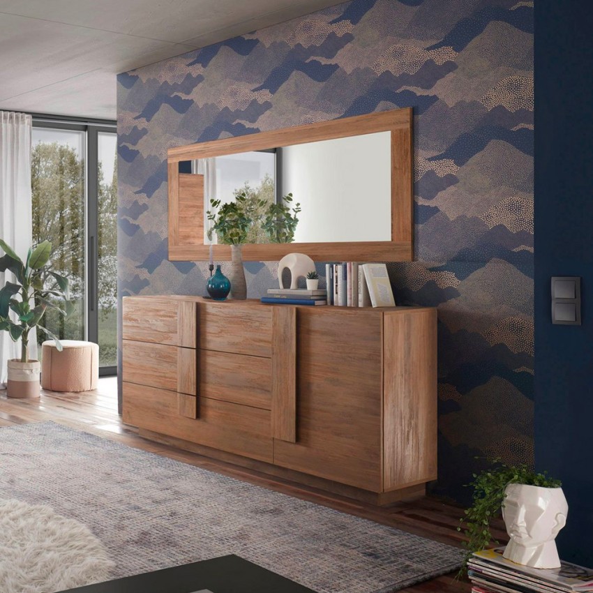 Buffet moderne en bois avec porte et 3 tiroirs 182cm Jupiter MR M1 Promotion Buffet moderne en bois avec porte et 3 tiroirs 182cm Jupiter MR M1 Promotion