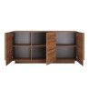 Moderne houten dressoir met 3 deuren voor keuken en woonkamer Jupiter MR M2 Korting