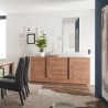 Moderne houten dressoir met 3 deuren voor keuken en woonkamer Jupiter MR M2 Kortingen