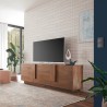 Meuble TV moderne en bois 3 portes Jupiter MR T2 Réductions