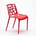 Table ronde noire 70x70 et 2 Chaises Colorées bar café Gelateria Cosmopolitan 