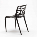Table ronde noire 70x70 et 2 Chaises Colorées bar café Gelateria Cosmopolitan 