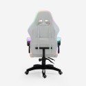 Ergonomische gaming stoel Pixy Junior met LED RGB verlichting en 2 kussens Model