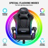 Chaise gaming et de bureau ergonomique inclinable LED RGB The Horde XL 