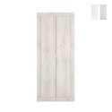 Armoire 2 portes penderie d'entrée moderne Penny Basic Promotion