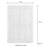Gangkast dressoir 2-deurs multifunctioneel 78x116cm Basic Jessy 
