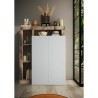 Buffet moderne pour salon 2 portes 5 compartiments Delma Remises